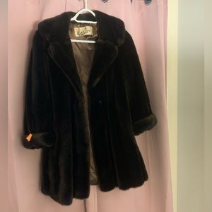 Synthetic French Fur Coat